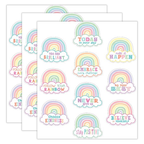 Teacher Created Resources® Pastel Pop Positive Sayings Accents, 30 Per ...