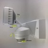 IQ America Motion Security Flood Light, 1600 Lumen LED, Outdoor Wall/Eave Mount for Shed, Storage, Attic, Workshop, Garage, White - 4 of 4
