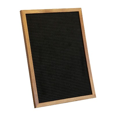 Merrick Lane Wood Letter Board Set with Felt Facing, 389 Letters Including Numbers, Symbols, Icons and a Canvas Carrying Case