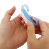 Unique Bargains Durable Translucent Horn Nail Brush 2.44"x1.38" 1 Pc - 2 of 4