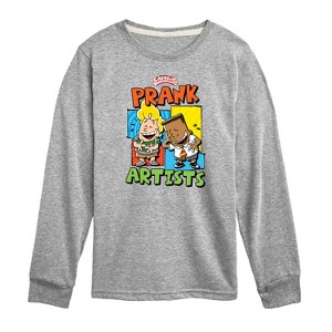 Boys' - Captain Underpants - Prank Artists Long Sleeve Graphic T-Shirt - 1 of 3