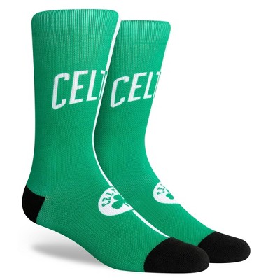 NBA Boston Celtics Split Crew Socks - L