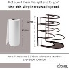 Cuisinel Pots and Pans Organizer - Heavy Duty Rack for Cast Iron Skillets & Griddles. Holds 50 lbs, Horizontal/Vertical, Bronze 12.2", No Assembly - 2 of 4