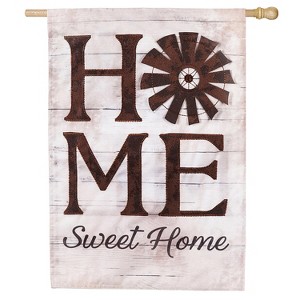 Evergreen Windmill Home Sweet Home Suede House - 1 of 1