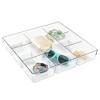 7-Section Plastic Dresser Drawer Organizer - Clear - 3 of 4