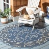 Courtyard CY2665 UV & Stain Resistant Non-Shedding Power Loomed Indoor/Outdoor Rugs - Safavieh - 2 of 4