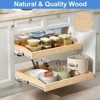 Pull Out Cabinet Organizer, Pull Out Cabinet Drawer for Kitchen cabinets, Finished, Bottom Assembly - 4 of 4