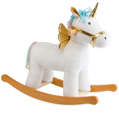 Magic Cabin - Goldie the Rockin' Unicorn Plush Stuffed Animal for Kids