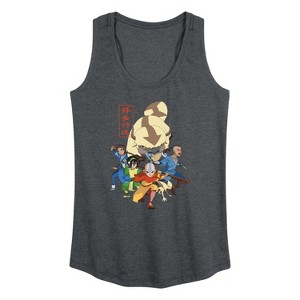 Women's - Avatar: The Last Airbender - Team Avatar Graphic Racerback Tank - 1 of 4