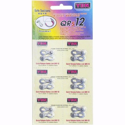 YBN 12-Speed QRS Link, Card of 6, Reusable up to 5 times