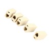 Unique Bargains Plastic RJ11 6P4C Telephone Cable Inline Connector Beige 5 Pcs - 3 of 4