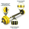 ProsourceFit Adjustable Dumbbells and Barbell Set, - 3 of 4
