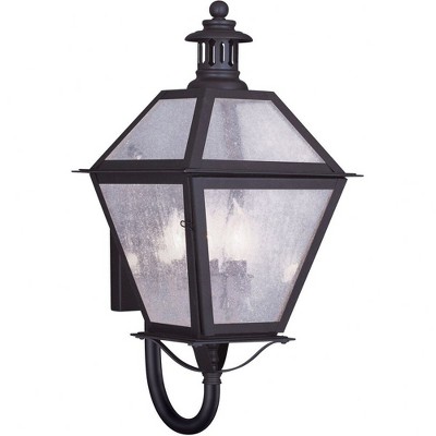 Livex Lighting Cambridge 3 - Light Post Light in  Brushed Nickel