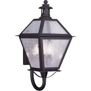 Livex Lighting Cambridge 3 - Light Post Light in  Brushed Nickel - 1 of 1
