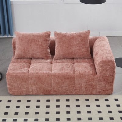 GDFStudio Moore Compression Foam Chenille 62.2" Loveseat