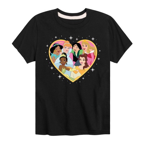 Boys' - Disney Princess - Princesses All Together Short Sleeve Graphic T-Shirt - image 1 of 4