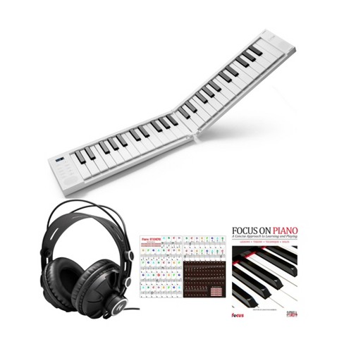 Best Choice Products 61-key Beginners Electronic Keyboard Piano Set W/ Led,  3 Teaching Modes, H-stand, Stool, Microphone : Target