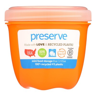Preserve Large Food Storage Container - Green - Case Of 12 - 25.5 Oz :  Target