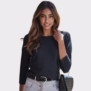 Women's Classic Ribbed Top - LASCANA - 1 of 4