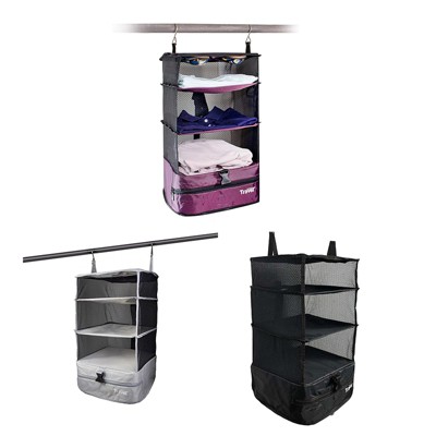 Stow-N-Go® Portable Hanging Travel Shelves, Small, from Grand Fusion -  Grand Fusion Housewares, LLC
