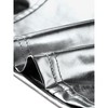 INSPIRE CHIC Women's Metallic Sleeveless Cut Out Party Holographic Crop Tank Tops - 4 of 4