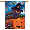 Happy Halloween Owls House Flag o'Lantern 28" x 40" Briarwood Lane - 2 of 4