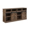 GlasFlength TV Stands and Consoles Modern Minimalist TV Stand with Open Storage for Living Room Brown,58”*15.5”*29.4" - 4 of 4