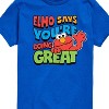Boys' - Sesame Street - Elmo Says Youre Doing Great Short Sleeve Graphic T-Shirt - 2 of 4