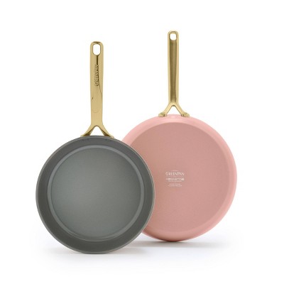 GreenPan GP5 2pk (9.5" and 11") Hard Anodized Ceramic Nonstick Fry Pan Set