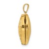 Black Bow Jewelry 14k Yellow Gold 18mm Domed Heart Locket - 2 of 4