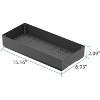 Acekool 3 Pack Pull Out Cabinet Organizer – Slide-Out Storage Drawers, No-Drill, 3 Sizes for Kitchen, Pantry, Bathroom, Black - 3 of 4