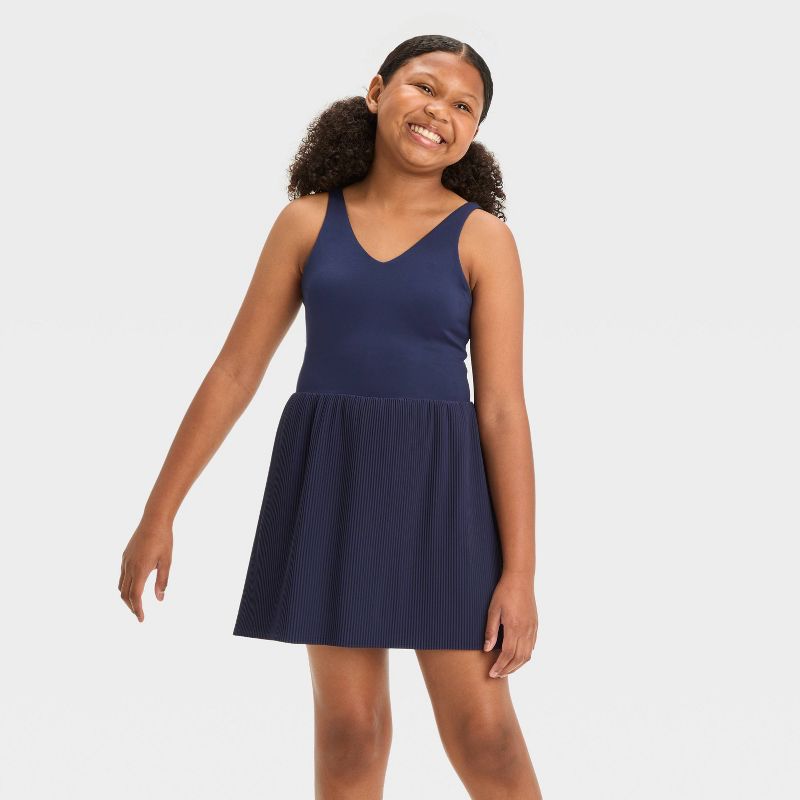 Girls&#39; Pleated Active Dress - All In Motion™, 1 of 5