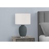 Monarch Specialties Lighting 24inchH Table Lamp Blue Ceramic Ivory / Cream Shade Contemporary - 3 of 4