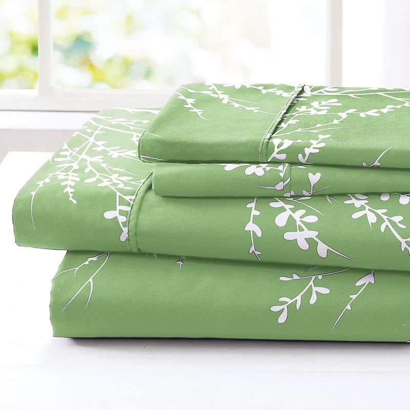 Collections Etc 4pc Foliage Sheet Set, 3 of 5