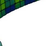 blue and green plaid