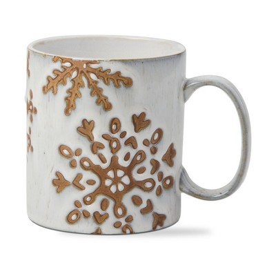 Grey Snowflake Mug Aesthetic Collection Design For Christmas - Teeholly