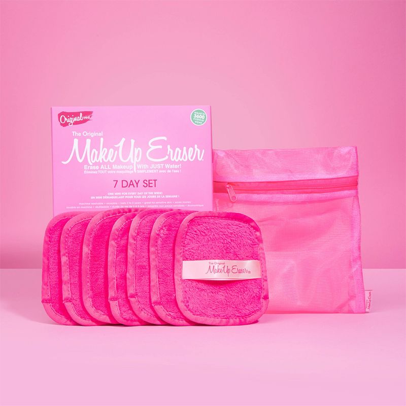 MakeUp Eraser 7-Day Cloth Set - Pink - 7ct, 4 of 5