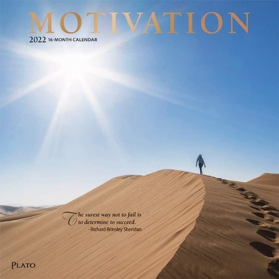 BrownTrout Publishers  2021 - 2022 Monthly Wall Calendar, 16 Month, Motivation Lifestyle Theme, 12 x 12 in