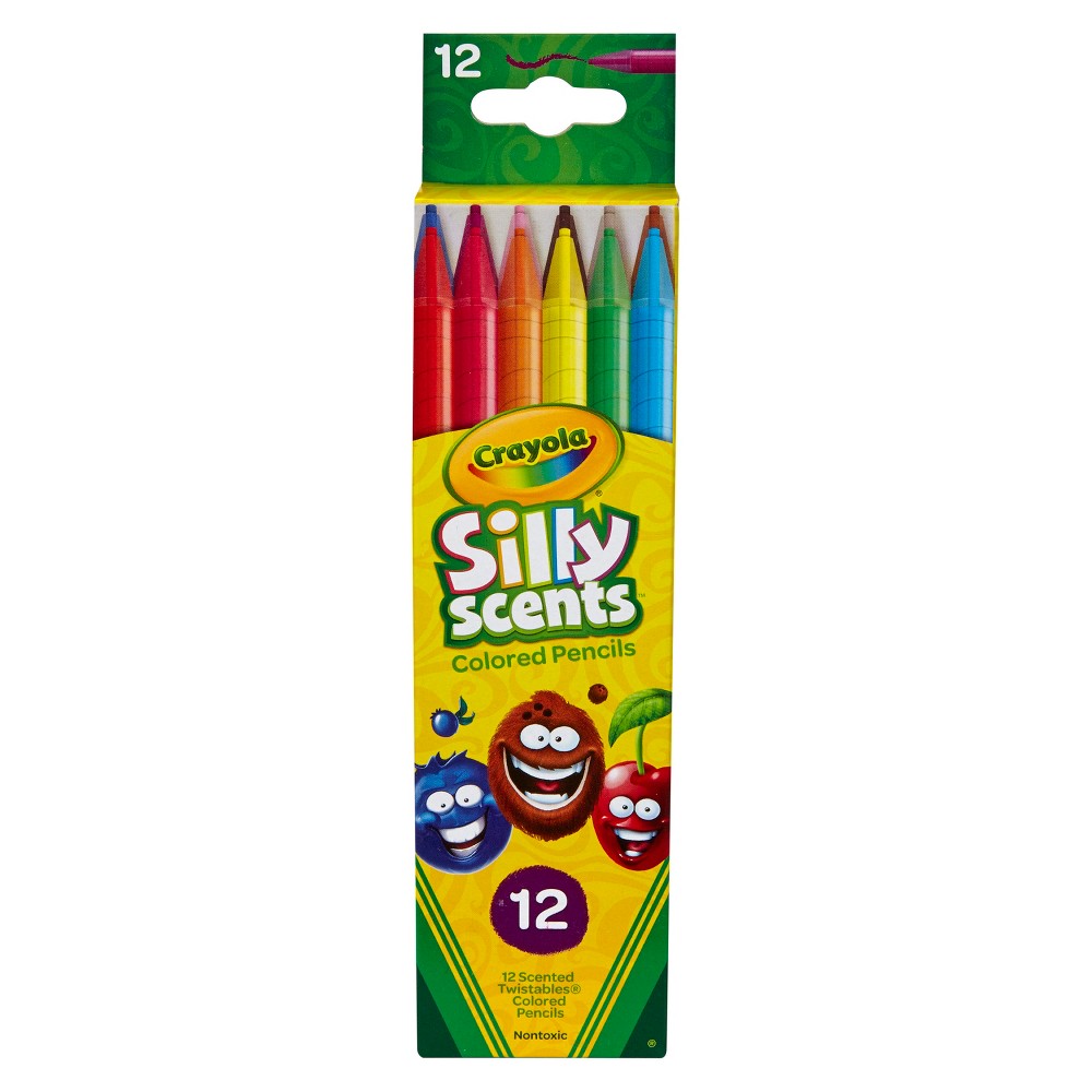 Crayola Silly Scents Twistables Colored Pencils  12 Count