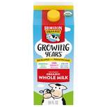 Horizon Organic Growing Years Whole DHA Omega-3 Milk - 59 fl oz