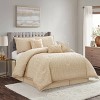 Nanshing 7pc Velveeta Comforter Set Gold - 2 of 4