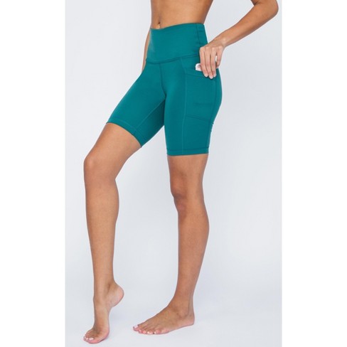 Yogalicious Womens Lux Polygiene Tribeca High Waist 7 Short With Side  Pockets : Target