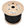 Monoprice Cat6 Ethernet Bulk Cable - Network Internet Cord - Solid, 550Mhz, STP, CMR, Pure Bare Copper Wire, 23AWG, No Logo, 1000ft, Black - 3 of 4