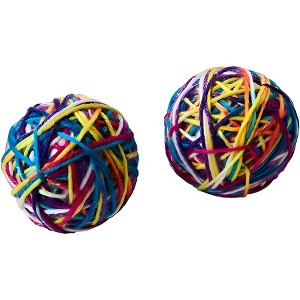 ETHICAL/SPOT Sew Much Fun Yarn Ball Cat Toys - 2.5" (2pk) - 1 of 2