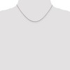 Black Bow Jewelry 1.3mm 14k White Gold Classic Solid Rope Chain Necklace - 2 of 4
