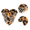 Unique Bargains Heart-shaped Hair Comb 1 Pc - 2 of 4