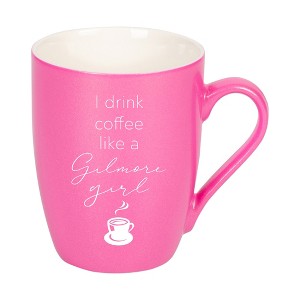 Elanze Designs I Drink Coffee Like A Gilmore Girl Princess Pink 10 ounce New Bone China Coffee Cup Mug - 1 of 4