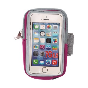 Unique Bargains Classical Arm Phone Holder with Zipper 1 Pc - 1 of 4