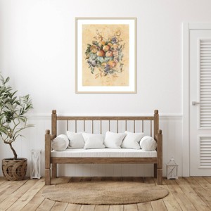 Amanti Art Old World Fruit by Cheri Blum Wood Framed Wall Art Print - 1 of 4