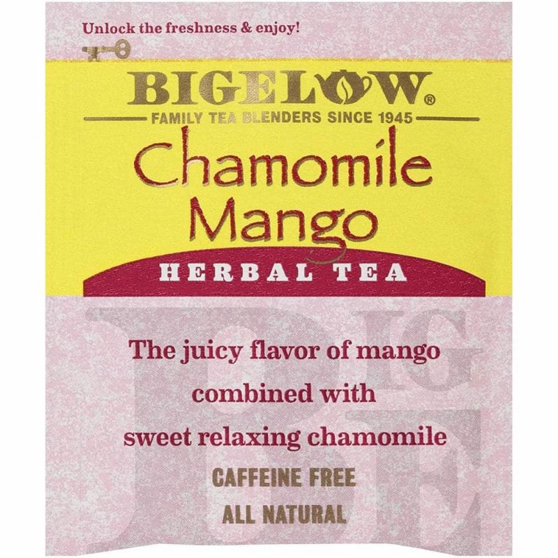 Bigelow Chamomile Mango Herbal Tea - Case of 6 boxes/20 bags, 4 of 7